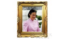 กรอบรูปสมเด็จพระเทพรัตนราชสุดา (กรอบหลุยส์สีทอง)-Princess Maha Chakri Sirindhorn
